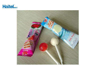 Servo Motor Lollipop Candy Horizontal Flow Pack Machine Film Saving