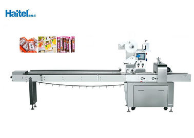 SUS 304 Materials Horizontal Flow Pack Machine For Food Products 650kg